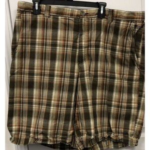 COLUMBIA Sportwear Company Mens Plaid Multicolor shorts size 42
